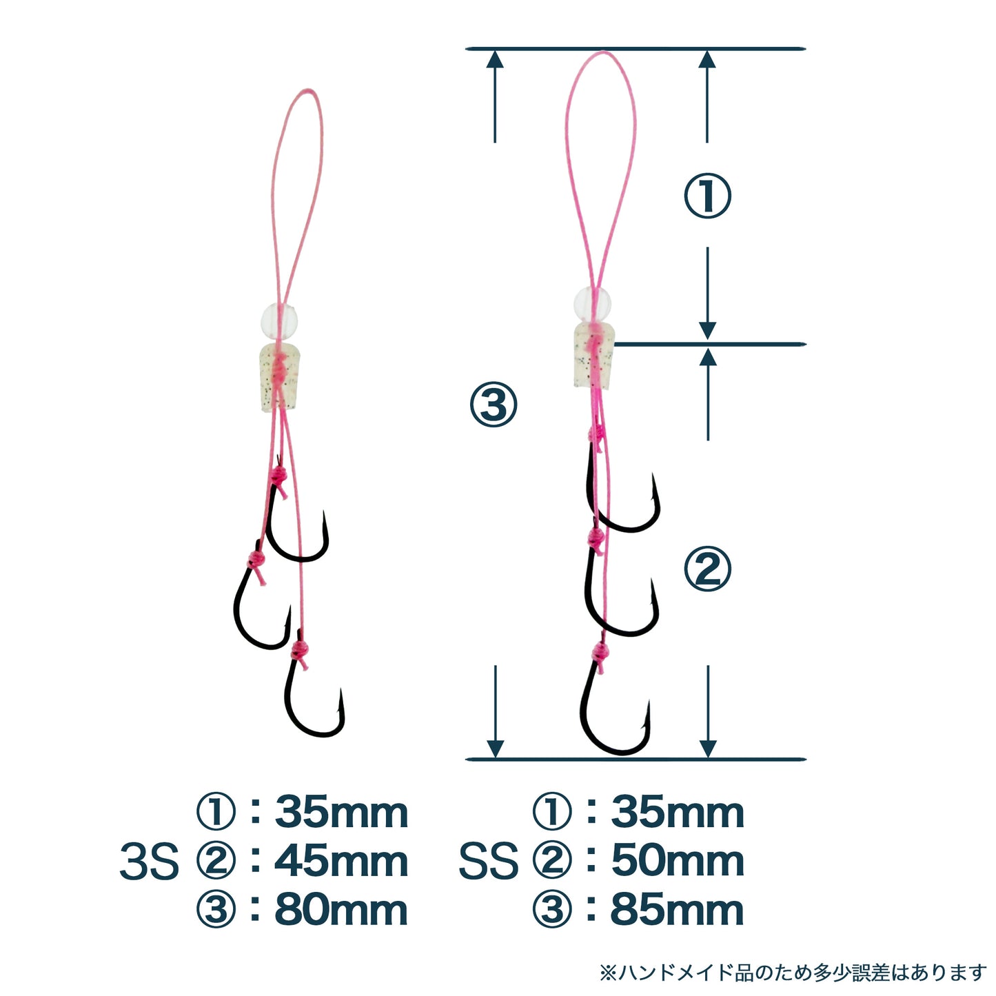 Brizm (ブリズム) EZフック エッジハンター 3本針ユニット 3セット入